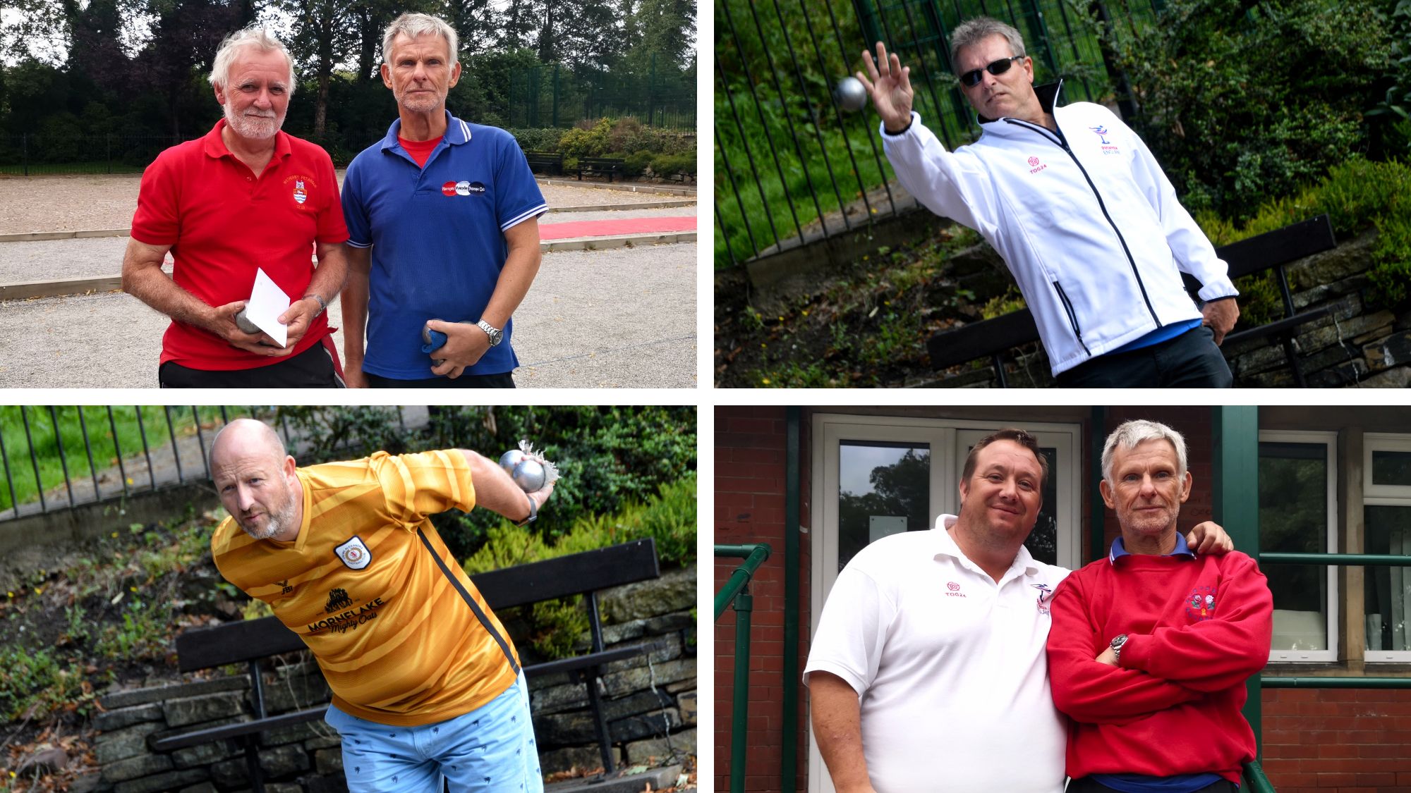 Collage of Northern Pétanque region players